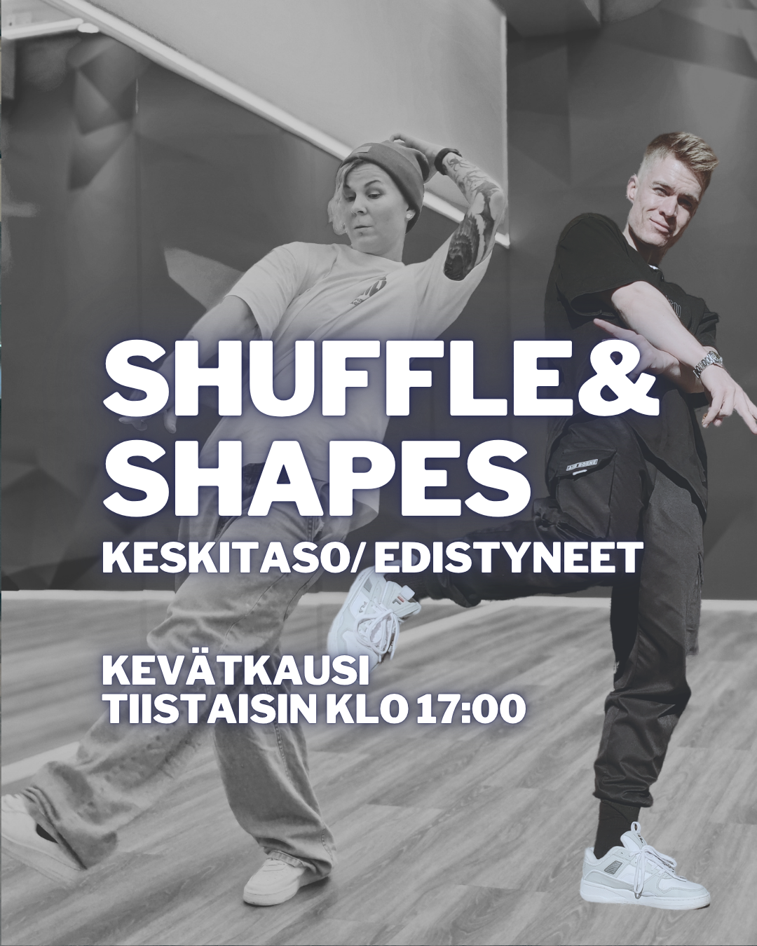 Shuffle keskitaso/ edistyneet kevätkausi (18krt)