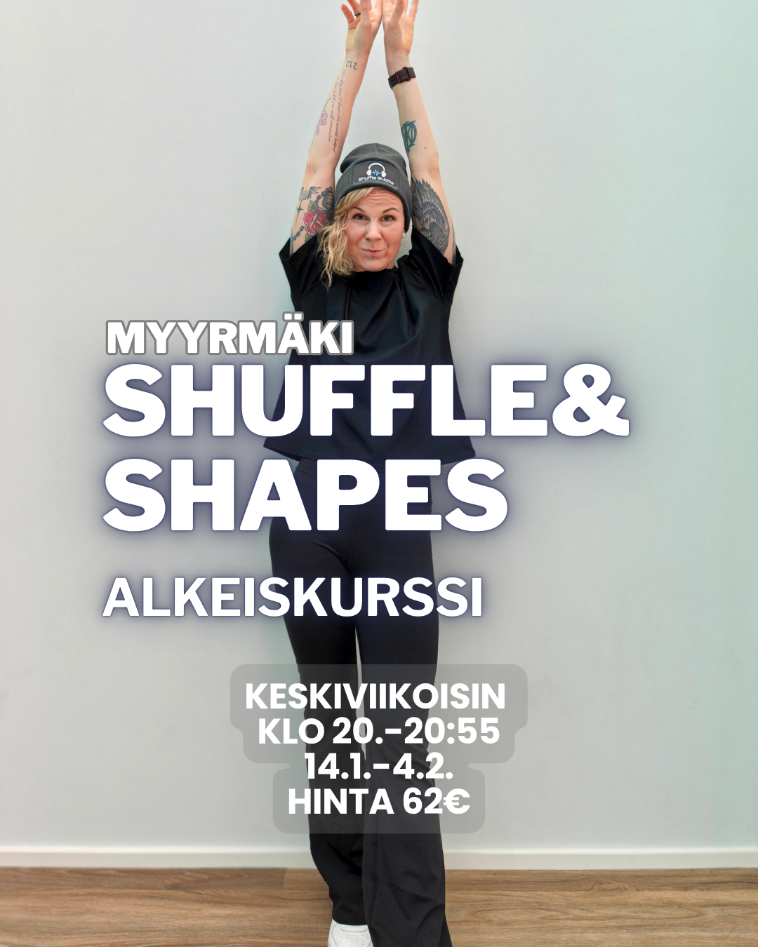 Shufflen alkeiskurssi Myyrmäessä (4krt)