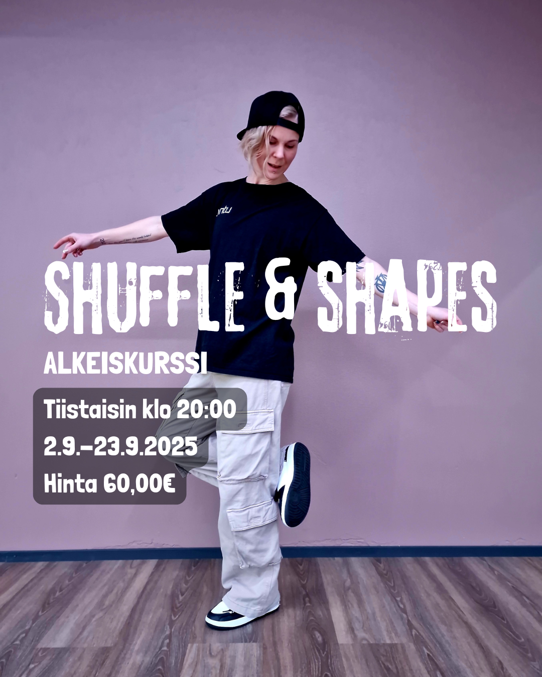 Shuffle & shapes alkeiskurssi Hyvinkäällä