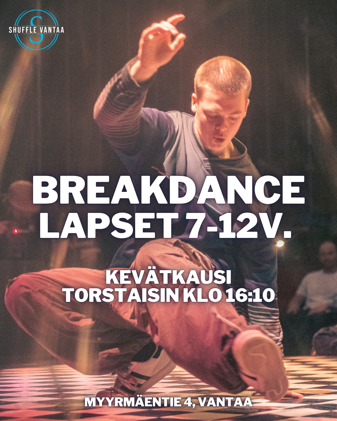 Lasten 7-12v Breakdance kevätkausi (18krt)