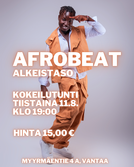 Afrobeat alkeistaso 11.8.