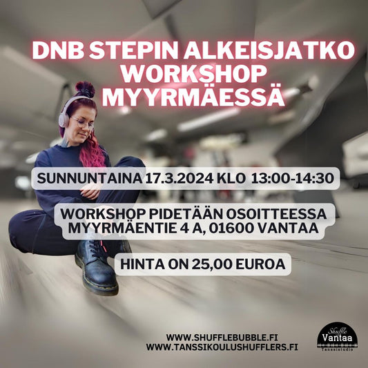 DnB Step alkeisjatko workshop 17.3