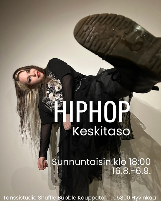 Hiphop keskitason kurssi (elokuu)