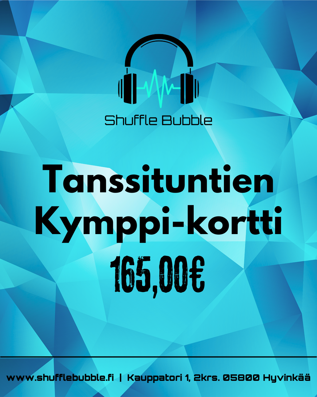 Tanssituntien kymppikortti