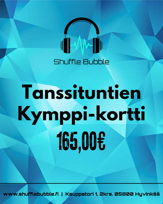 Tanssituntien kymppikortti