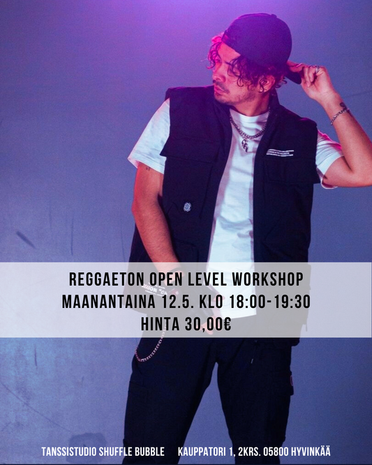 Reggaeton open level workshop 12.5.