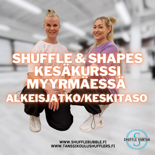 Shufflen kesäkurssi alkeisjatko/keskitaso (4krt)