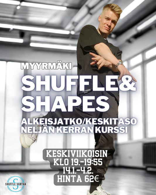 Shufflen alkeisjatko/ keskitason kurssi (4krt)