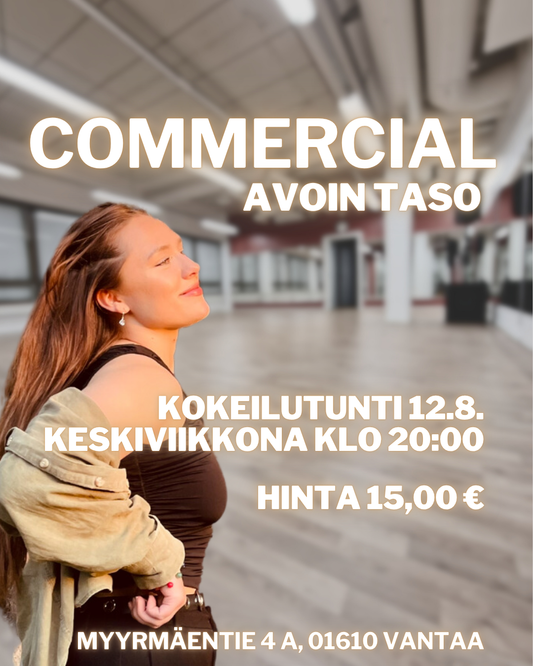 Commercial avoin taso 12.8.