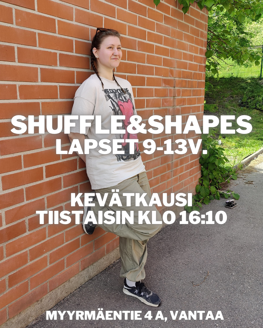 Lasten 9-13v Shuffle & Shapes kevätkausi (18krt)