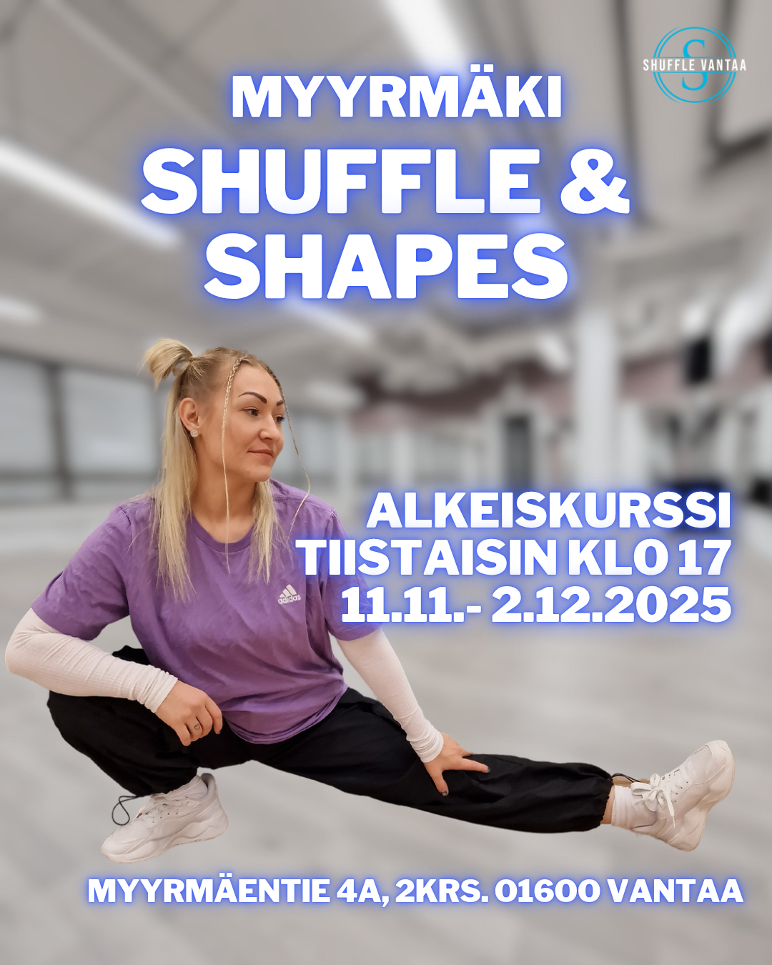 Shufflen alkeiskurssi Myyrmäessä (4krt)