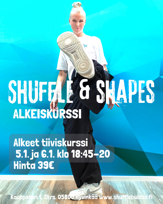 shuffle alkeiskurssi
