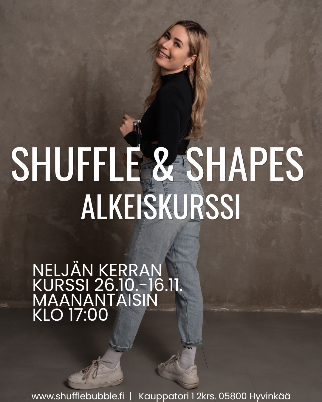 Shuffle alkeiskurssi Hyvinkäällä (4krt)